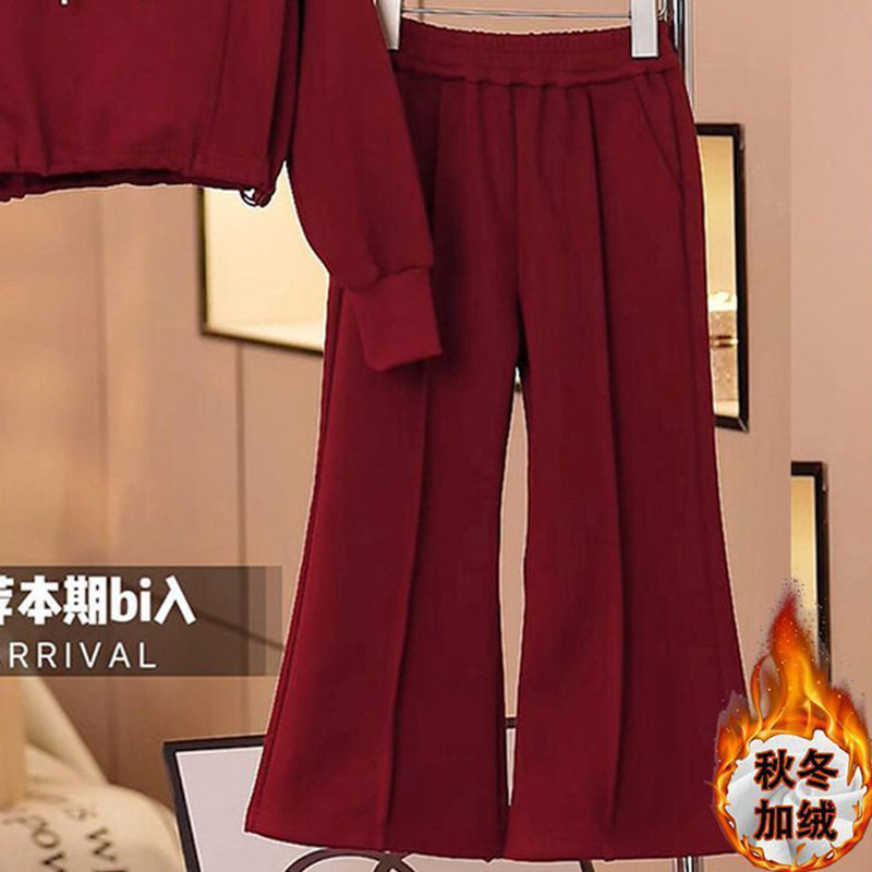 女童秋冬款加绒套装2025新款洋气中大童加厚冬运动服卫衣裤两件套,童装/婴儿装/亲子装,儿童运动套装,淘宝优惠券,粉丝福利购,淘宝优惠卷