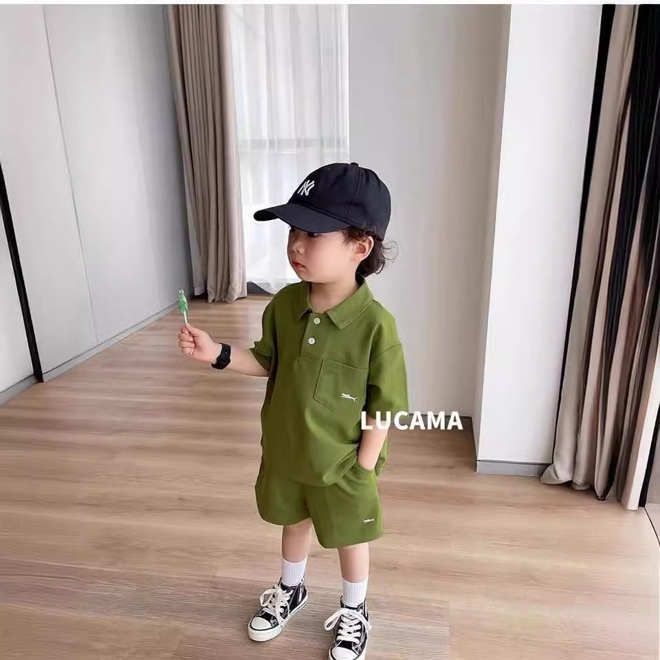 男童宝宝韩版运动休闲套装儿童夏季新款洋气polo领上衣短裤两件套,童装/婴儿装/亲子装,儿童运动套装,淘宝优惠券,粉丝福利购,淘宝优惠卷