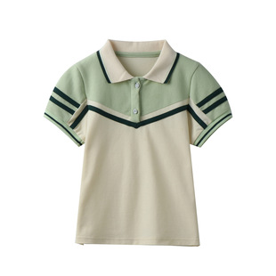 棉质运动夏季短袖儿童T恤男童吸汗运动短裤女童裙子百搭学生内搭