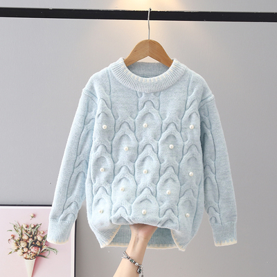 女童毛衣2025新款冬季加厚