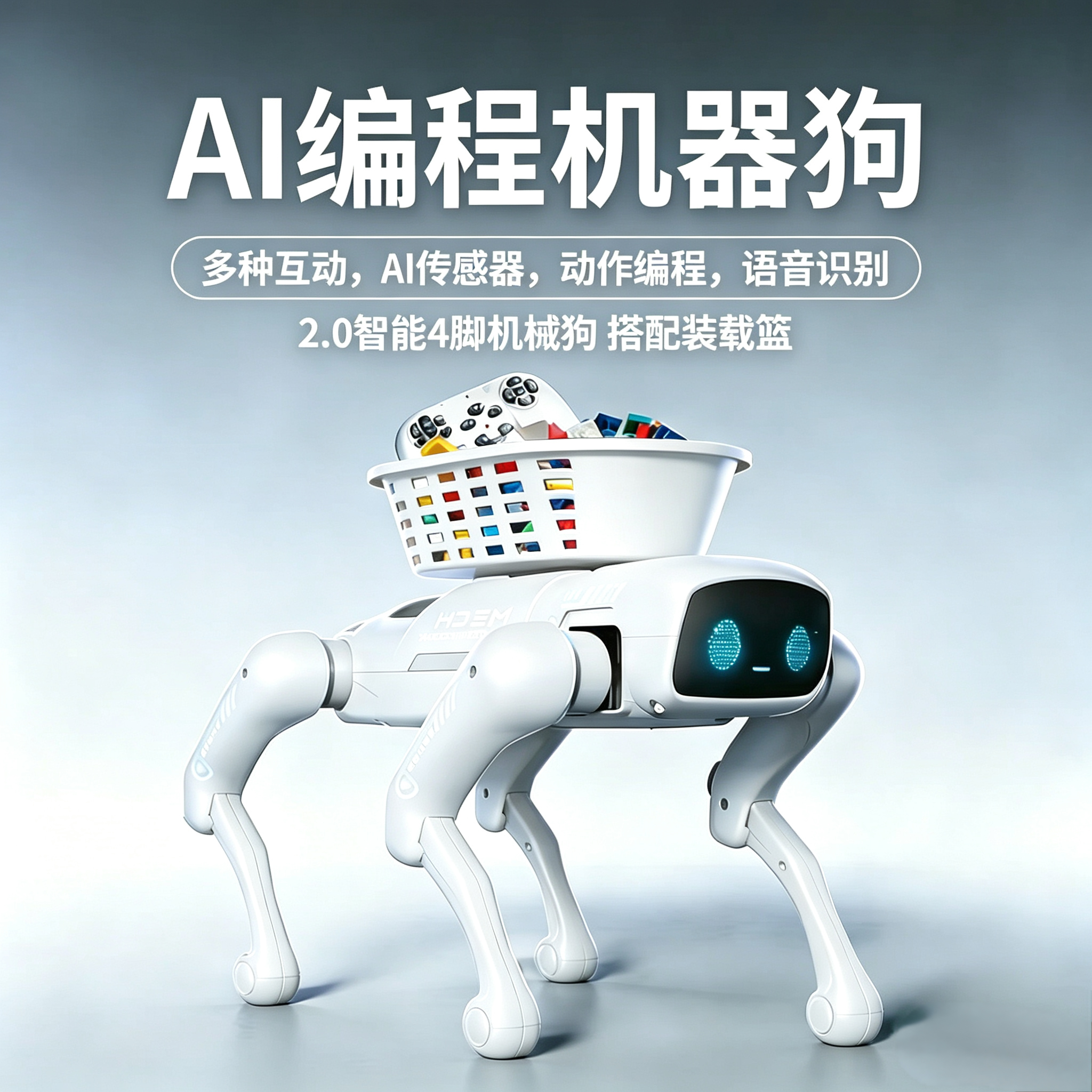 智能机器狗2026新款儿童电动遥控玩具宇ai人工树男 黑科技