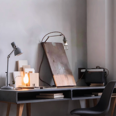 中古风实木板复古做旧欧洲壁侘寂风民宿装饰客厅卧室床头氛围台灯