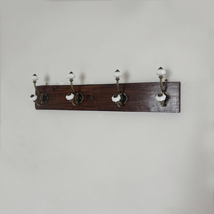 怀旧复古老式挂衣钩墙壁挂钩法式装饰中古餐厅服装店试衣间挂钩