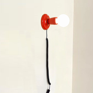 复古陶瓷壁灯创意个性护眼学习阅读床头装饰灯手工手绘艺术作品