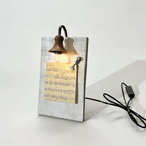 中古侘寂风复古民宿装饰氛围客厅卧室复古做旧木壁灯桌面玄关台灯