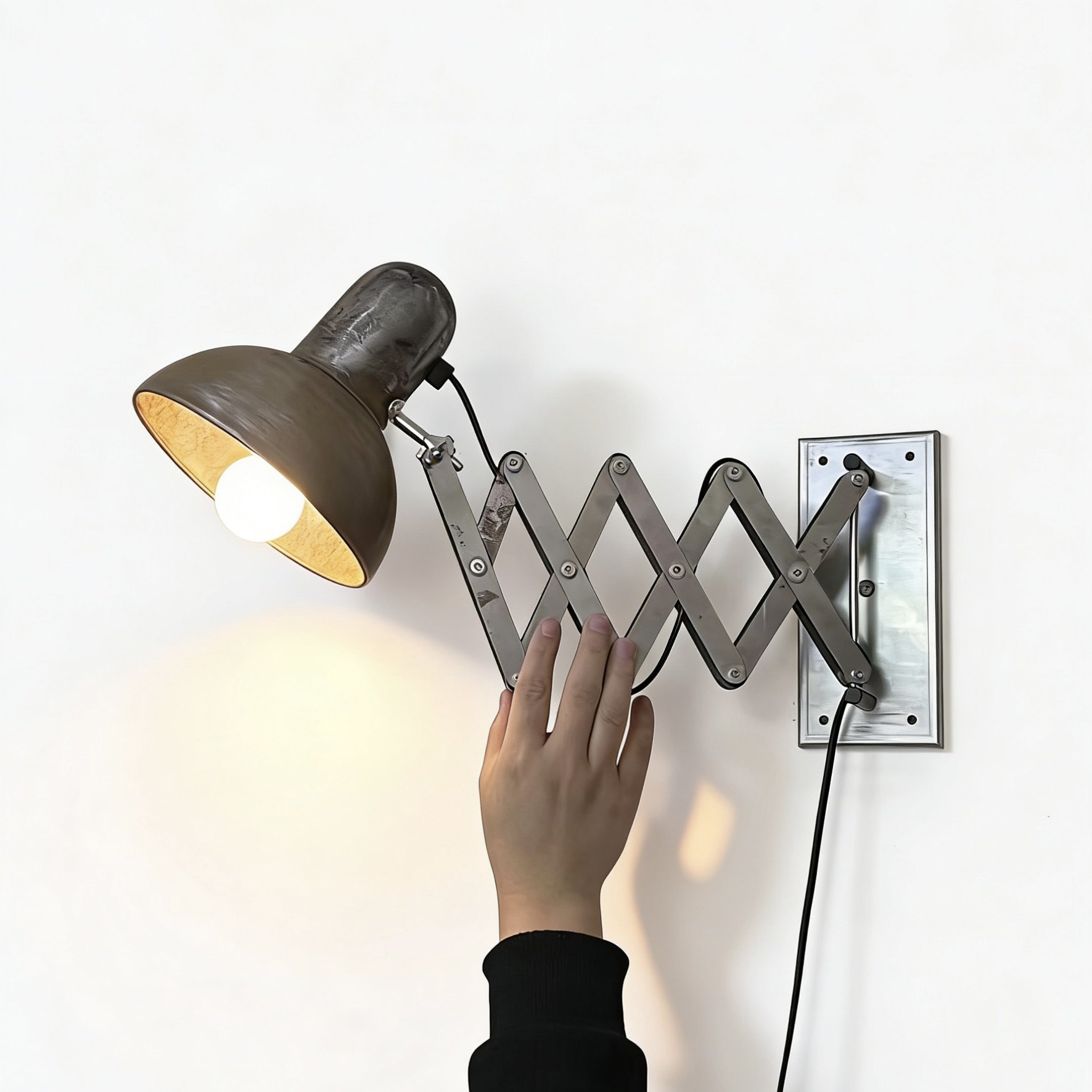 复古工业风户外壁灯民宿咖啡厅酒吧氛围灯伸缩长臂灯走廊美式壁灯,家装灯饰光源,壁灯,淘宝优惠券,粉丝福利购,淘宝优惠卷