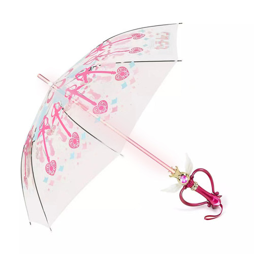 雨伞发光长柄美少女战士少女透明
