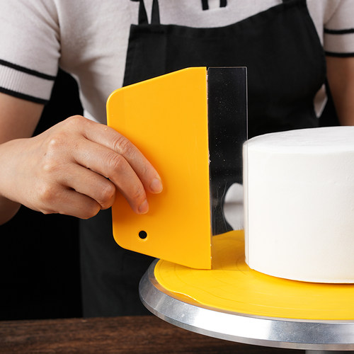 蛋糕透明软刮板组合抹面神器塑料刮片奶油刮刀刮面糊抹平烘焙工具