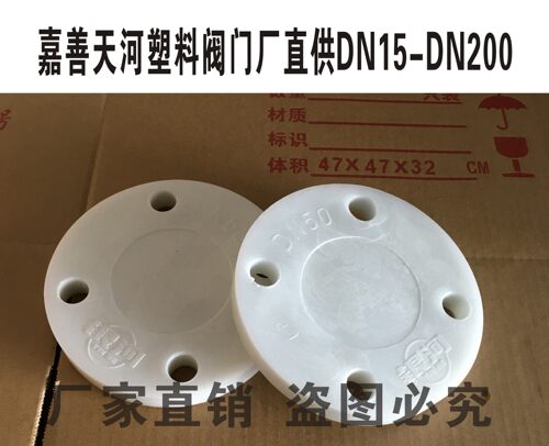 内腐蚀塑料盲板 增强聚丙烯 GRPP FRPP UPVC 四孔法兰片DN50 - 封面