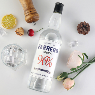 伏特加大瓶700ml96度洋酒鸡尾酒自调酒基酒
