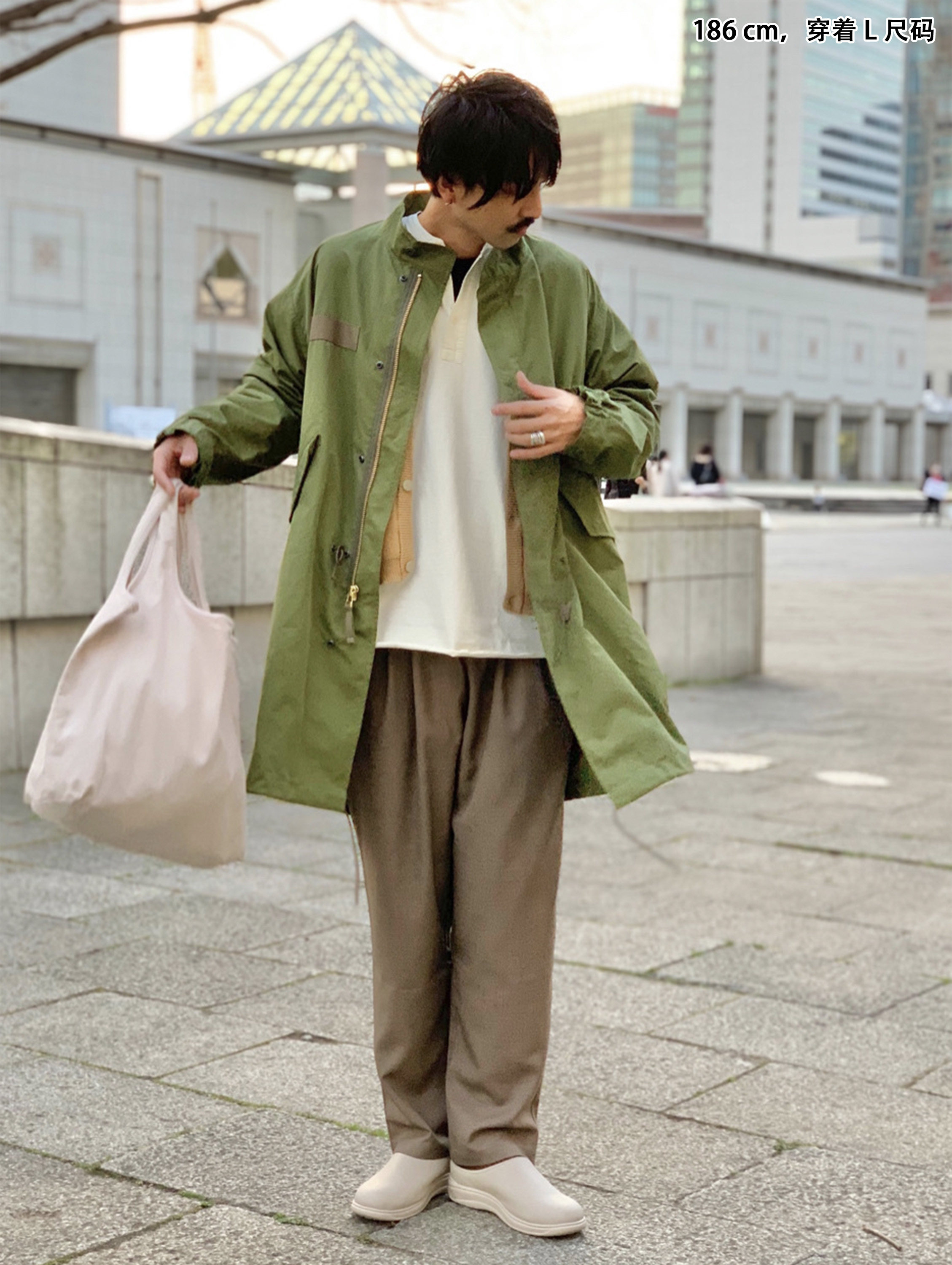 日单js家 california chef pants 加州厨师宽松休闲长裤日男女系