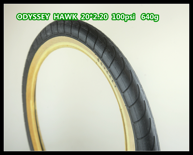BMX小轮车 ODYSSEY 库存清仓 高压外胎 2.20 HAWK 100psi 台湾制