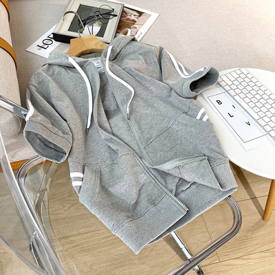 春满半袖休闲连帽t恤女春夏秋