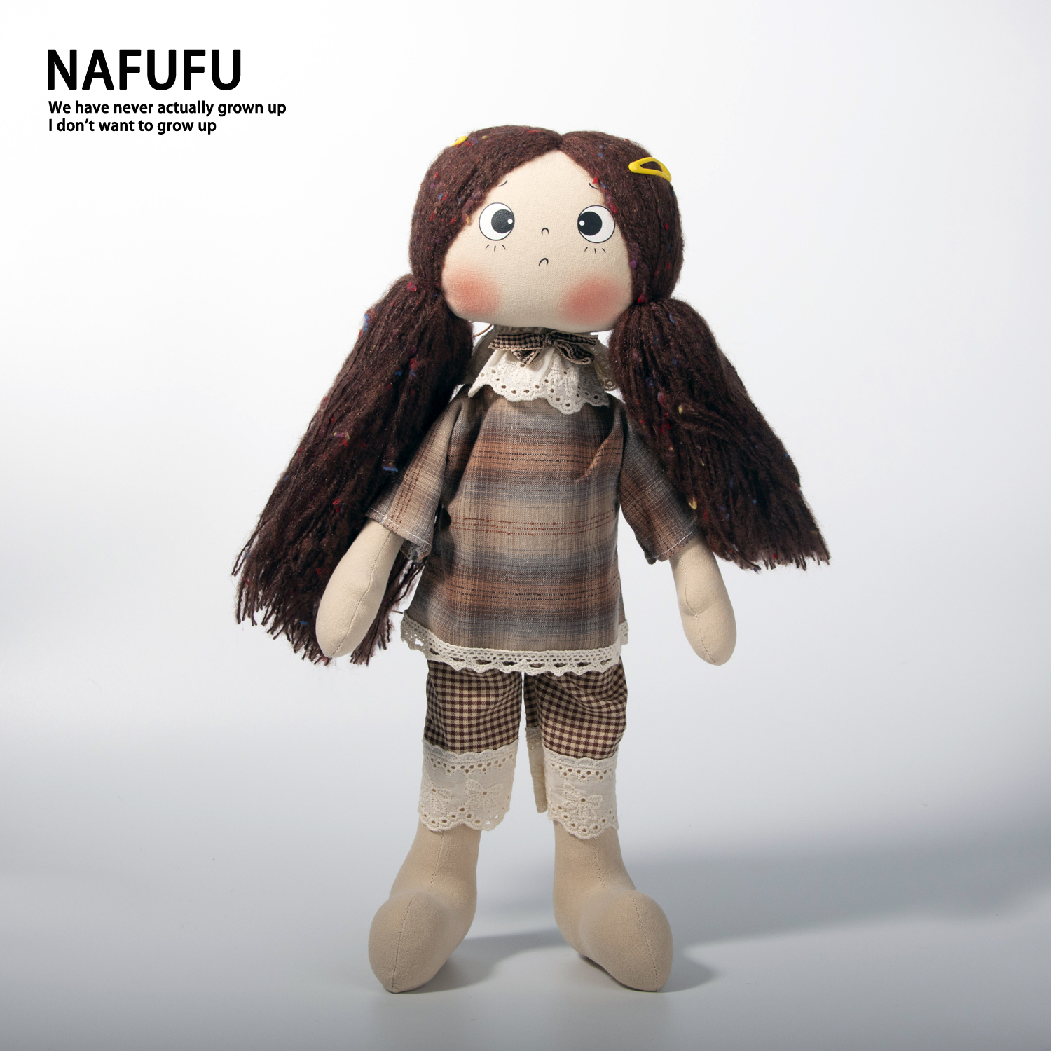 NAFUFU布艺手工欧式中古摆件娃娃