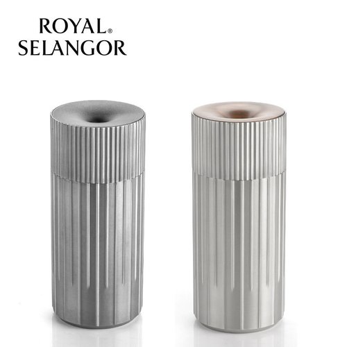 皇家雪兰莪ROYAL SELANGOR胡桃木大茶罐手工烧结陶瓷茶叶罐送礼