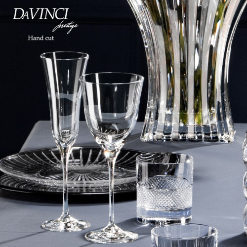 davinci意大利进口红酒杯套装家用水晶玻璃高脚杯ins结婚礼物送礼