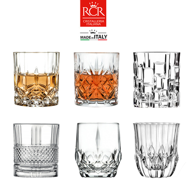 意大利RCR进口水晶玻璃家用威士忌杯洋酒杯啤酒杯花茶杯水杯
