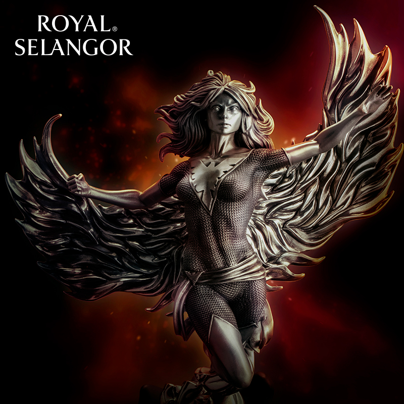 皇家雪兰莪手办摆件马来西亚漫威复仇者联盟火凤凰觉醒联名正品