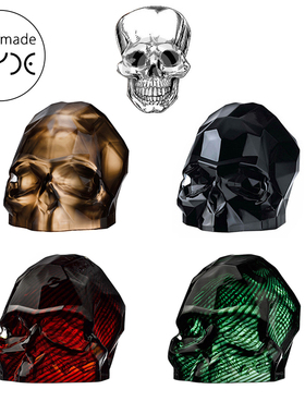 限量版Nude进口Memento Mori摆件水晶玻璃骷髅头限量装饰创意礼物