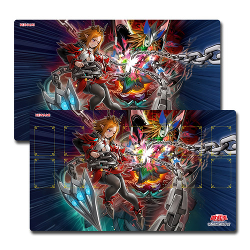 TCG对战垫神艺 耀圣 狂奏之狂想曲 游戏王卡牌决斗盘DIY场地卡垫