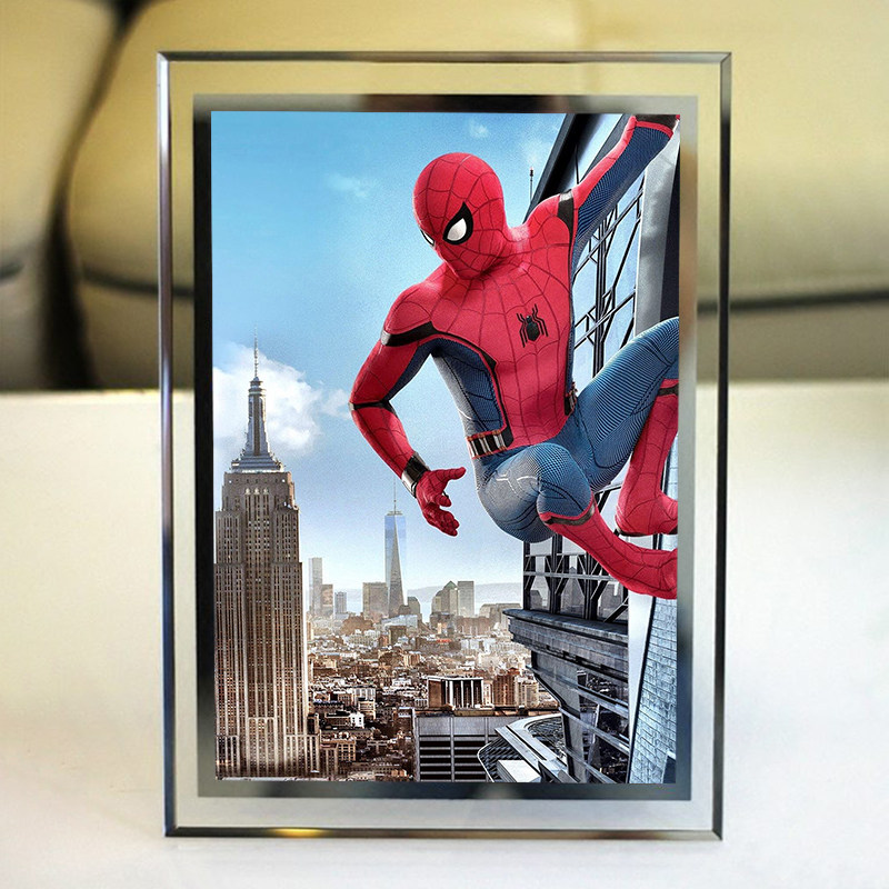 汤姆赫兰德蜘蛛侠水晶相框定制包邮韩式玻璃67寸摆台照片生日礼物