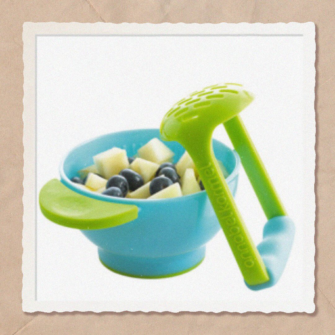 Nuk Annabel Karmel -新鲜食物捣碎和服务碗土豆苹果香蕉西瓜水果