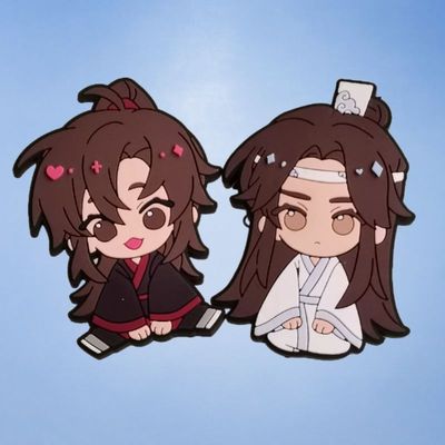 梦图记 魔道祖师原著衍生周边 软胶小夹子 胸章胸针日单散货