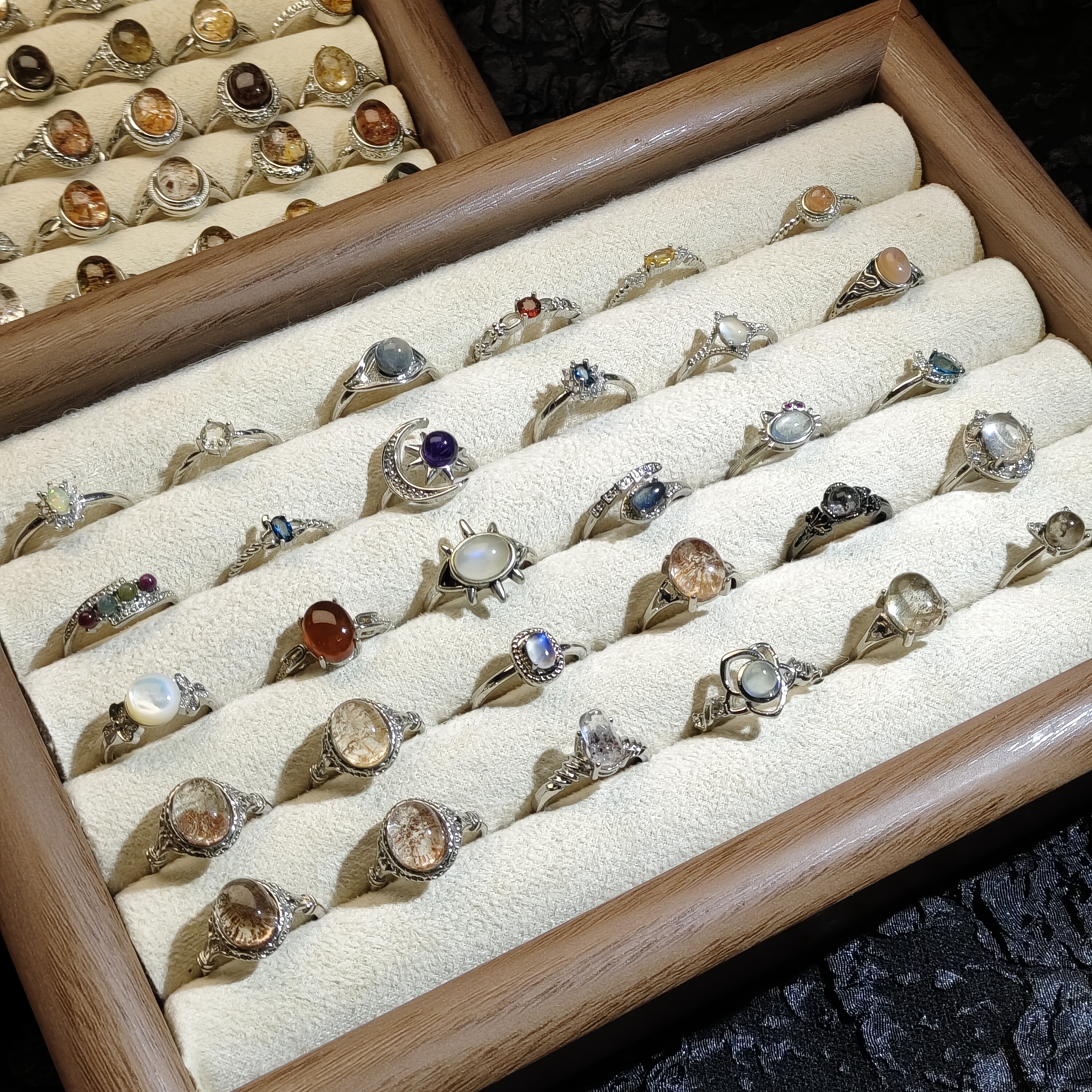 地脉拾光 | 双十二福利合集天然水晶戒指特惠特价幽灵水晶饰品女