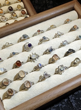 地脉拾光 | 双十二福利合集天然水晶戒指特惠特价幽灵水晶饰品女