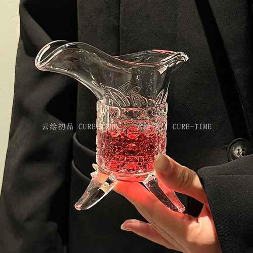 新款宝石纹帝王杯玻璃杯