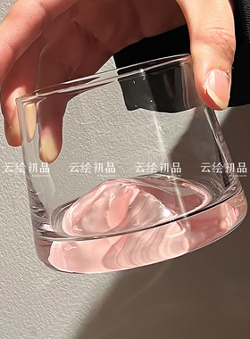 粉色富士山杯创意观山杯