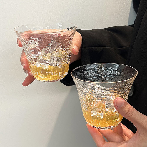 日式阔口玻璃鸡尾酒杯