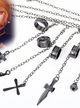 全职猎人奇犽小杰酷拉皮卡五色五指链手链cospy动漫周边饰品