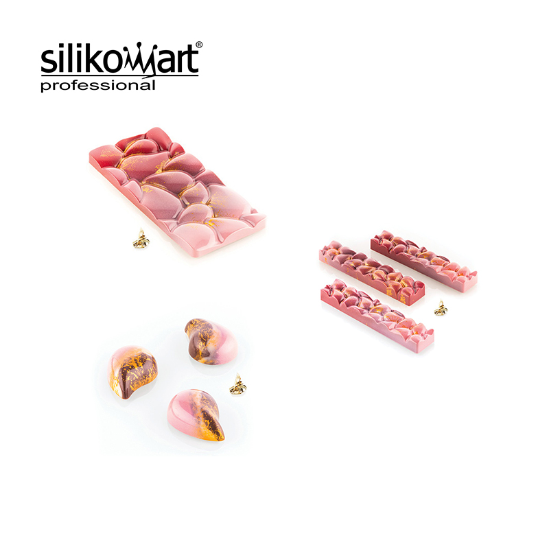 新品意大利进口 Silikomart Goccia水滴系列巧克力模具 块/条/板