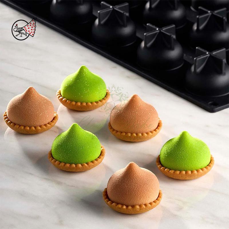 意大利Pavoni新品 Jasmine 硅胶模具 30连水滴模-PX4398