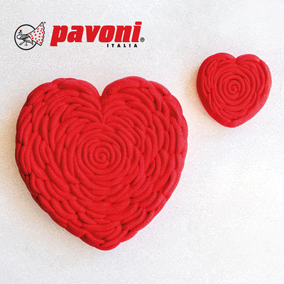 pavoni硅胶爱心意大利进口