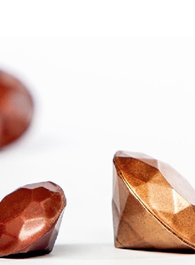 Chocolate World CF0608 CF0609钻石型巧克力模PC巧克力模 比利时