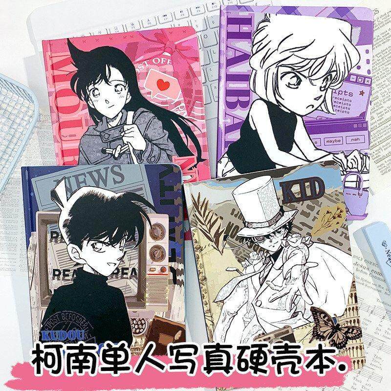 动漫柯南a5记事本二次元硬面彩绘加厚手账本灰原哀怪盗基德日记本