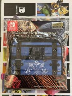 【任天堂Switch周边】怪物猎人 崛起曙光 卡带数据线耳机收纳包