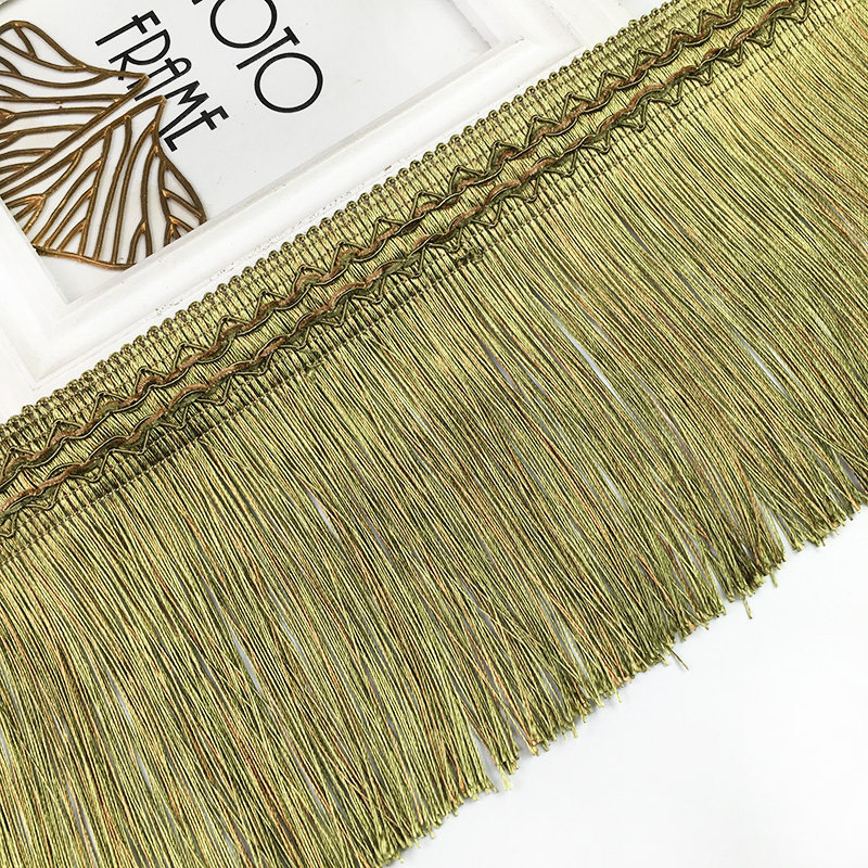 16cm European Style Curtains Tassel Lace Curtain Bottom Decoration Straight Dragon Whiskers Tassels Fabric Decorative Accessories