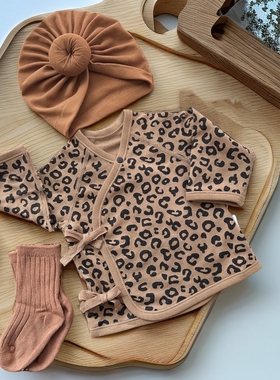 新生婴儿儿衣服0一3月半背衣春秋男女宝宝上衣52码和尚服套装59码