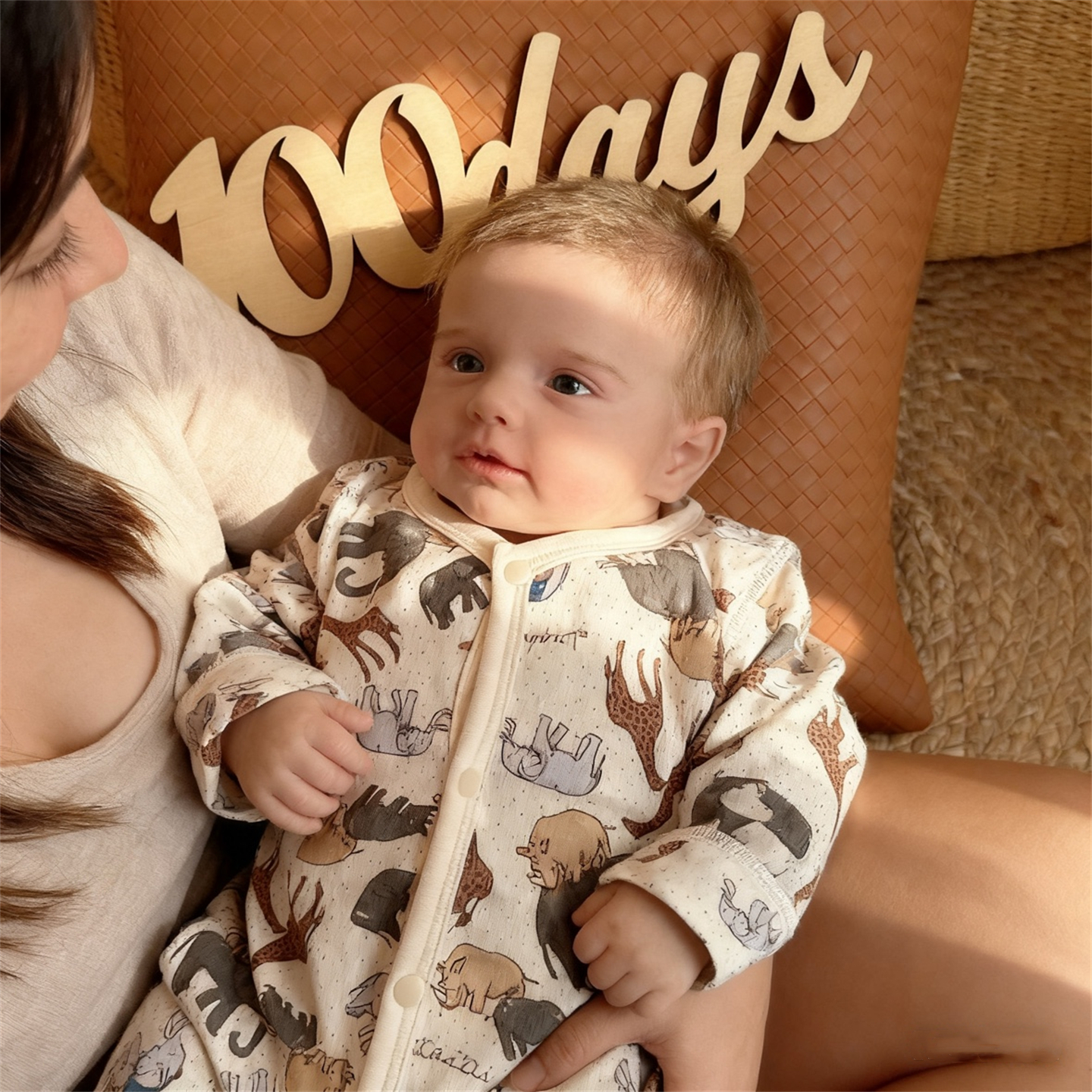 北欧风婴儿连体衣纯棉早秋冬内搭贴身打底内衣无骨睡衣男女宝爬服