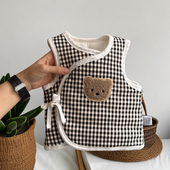 婴儿马甲秋冬款 3月婴幼儿背心夹棉坎肩外穿男女宝宝护肚保暖6月