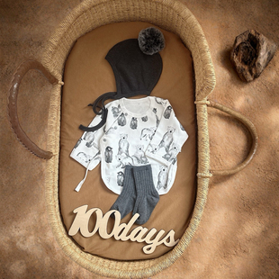 婴儿半背衣初生宝宝10月份冬季 款 打底内穿 四季 新生儿a类产房52码