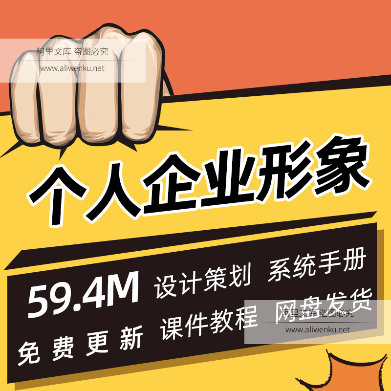 创业资料个人企业形象设计策划建设战略管理CIS系统手册课件教程