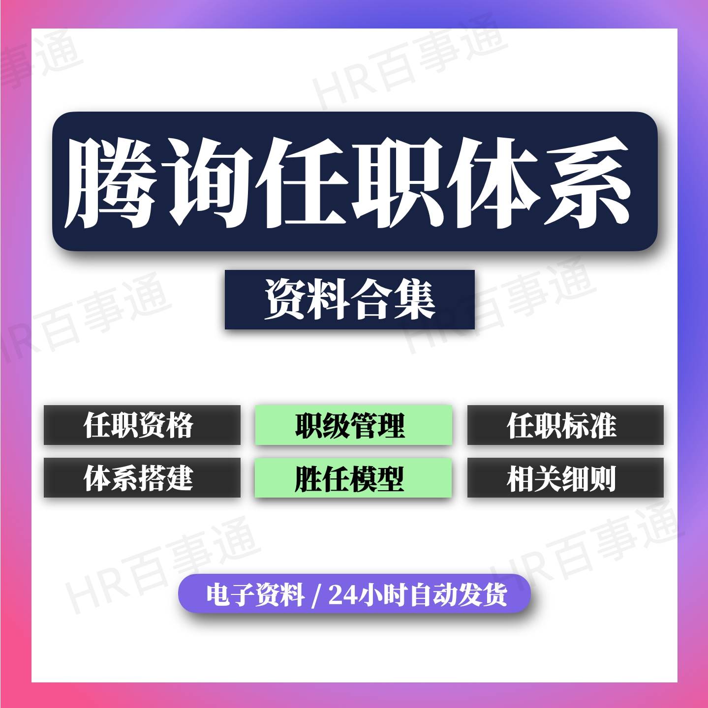 五百强企业任职资格模型腾员工胜任力模型迅任职体系建立绩效面谈