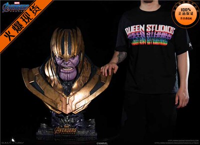 QueenQS灭霸漫威Thanos胸像
