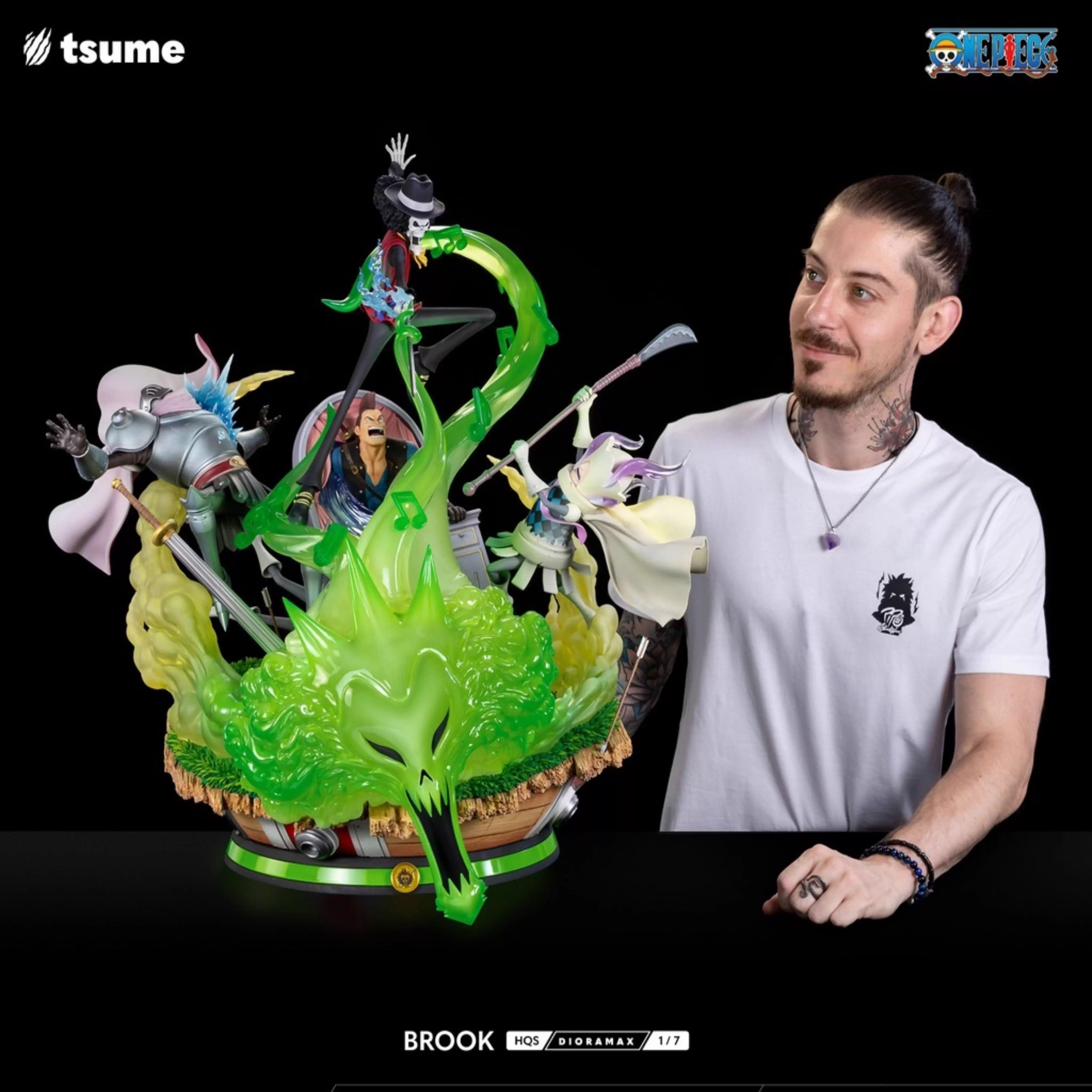 【李小西弟弟】现货 Tsume T社 HQS 海贼王 布鲁克 1/7 正版手办