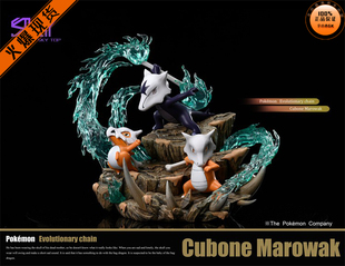 【李小西弟弟】Sky Top 宝可梦系列 嘎啦嘎啦 进化组 限量手办GK