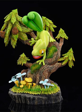 【李小西弟弟】DM 丰缘御三家拼接系列03 木守宫 限量手办GK